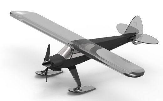 飞机3D打印模型缩略图